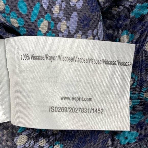 ESPRIT edc midi boho dress with pockets & side zipper - Picture 9 of 16